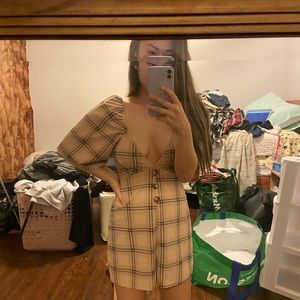Checkered romper